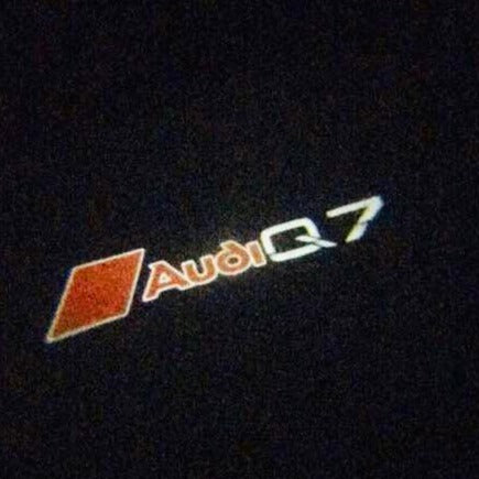 AUDI LOGO PROJECTOT LIGHTS Nr.82 (Menge 1 = 2 Logofolien /2 Türleuchten)