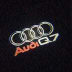 AUDI LOGO PROJECTOT LIGHTS Nr.49 (Menge 1 = 2 Logofolien /2 Türleuchten)