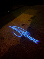 SKODA Laurin&klement LOGO LOGO PROJECTOT LIGHTS Nr.19 (quantità 1 = 2 Logo Films /2 luci porta)