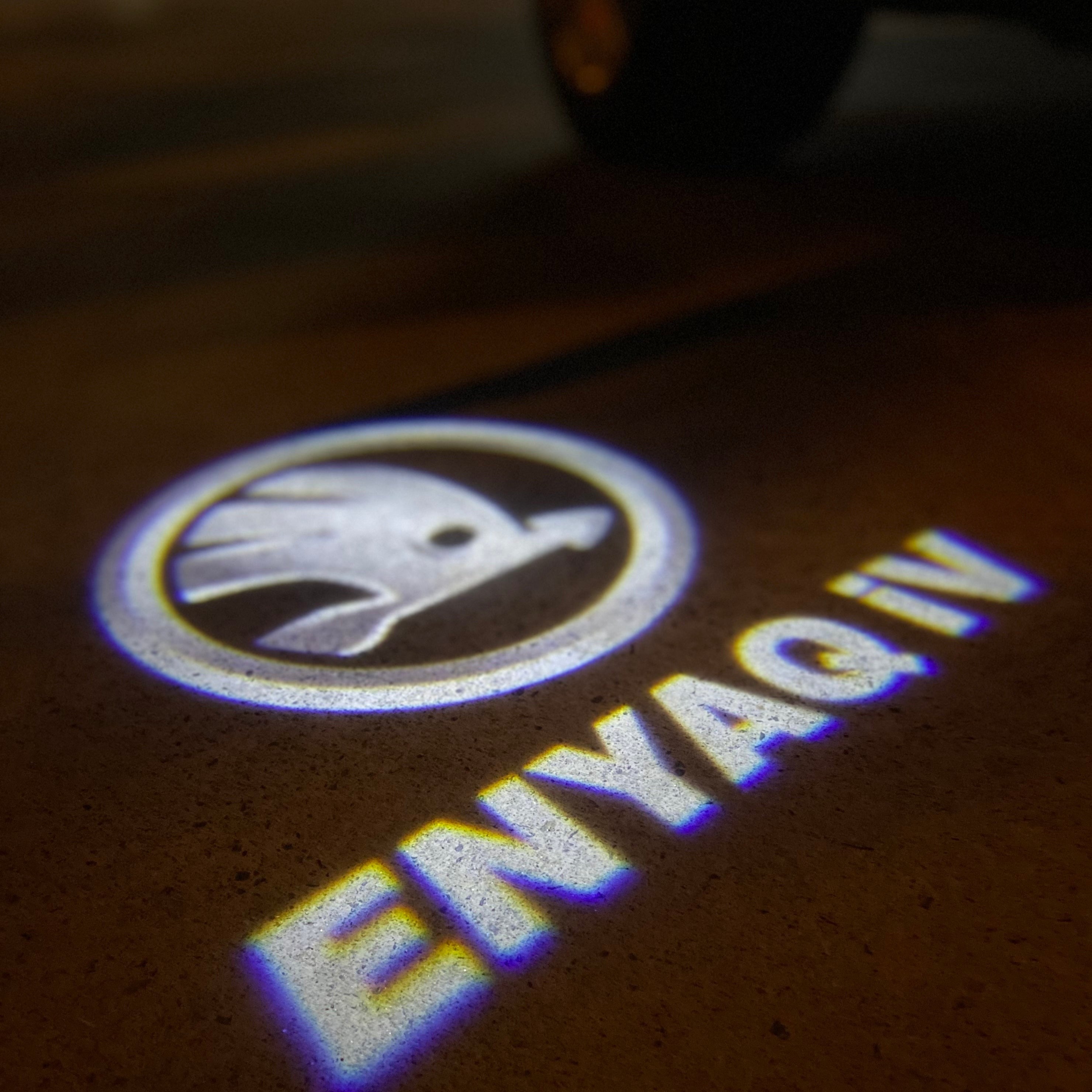 رحلات SKODA LOGO LGOTOT lights Nr.43 (الكمية 1 = 2 Logo Film / 2 oP lights)
