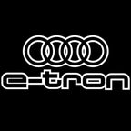AUDI LOGO PROJECTOT LIGHTS Nr.19 (Menge 1 = 2 Logo Folien /2 Türleuchten)