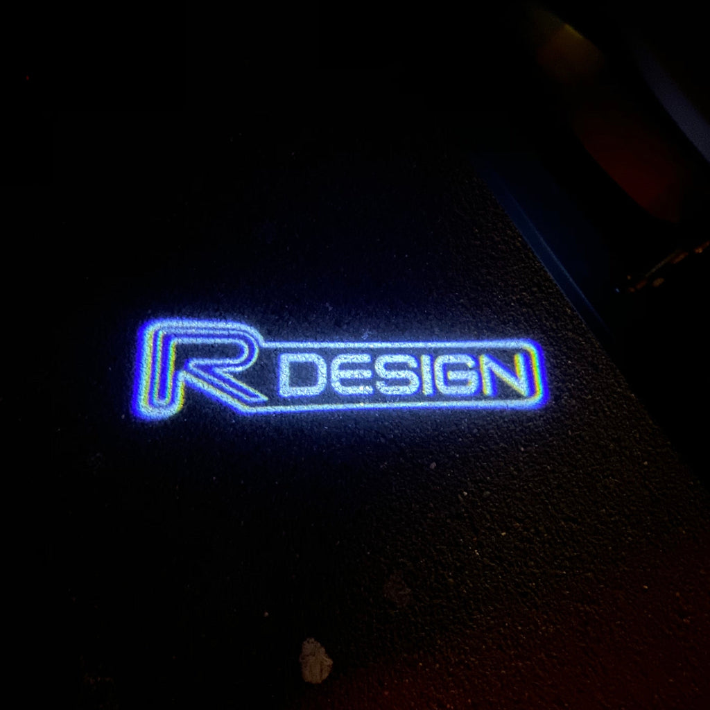 R DESIGN LOGO PROJECROTR LIGHTS Nr.53 (quantité 1 = 2 Logo Film / 2 feux de porte)