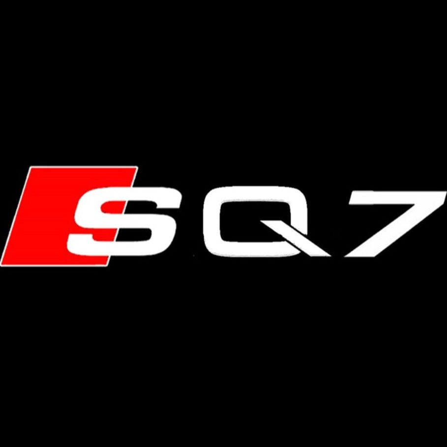 AUDI LOGO PROJECTOT LIGHTS Nr.59 (Menge 1 = 2 Logofolien /2 Türleuchten)