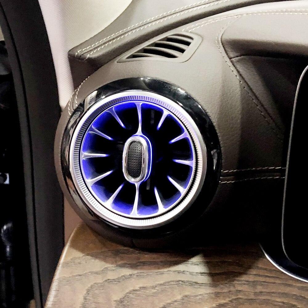 64-farbiges Umgebungslicht Zentralsteuerungsatmosphäre Licht Turbinenauslass Für Mercedes-Benz