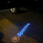 SKODA LOGO PROJECTOT LIGHTS Nr.95 (cantidad 1 = 2 logo película / 2 luces de puerta)