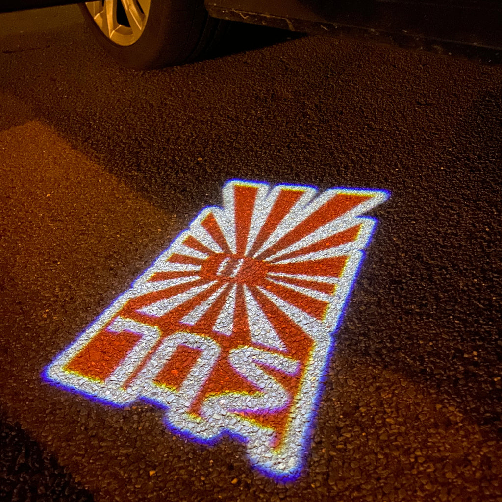 JDM LOGO PROJECTOT LIGHTS Nr.18 (quantité 1 = 1 ensembles / 2 feux de porte)