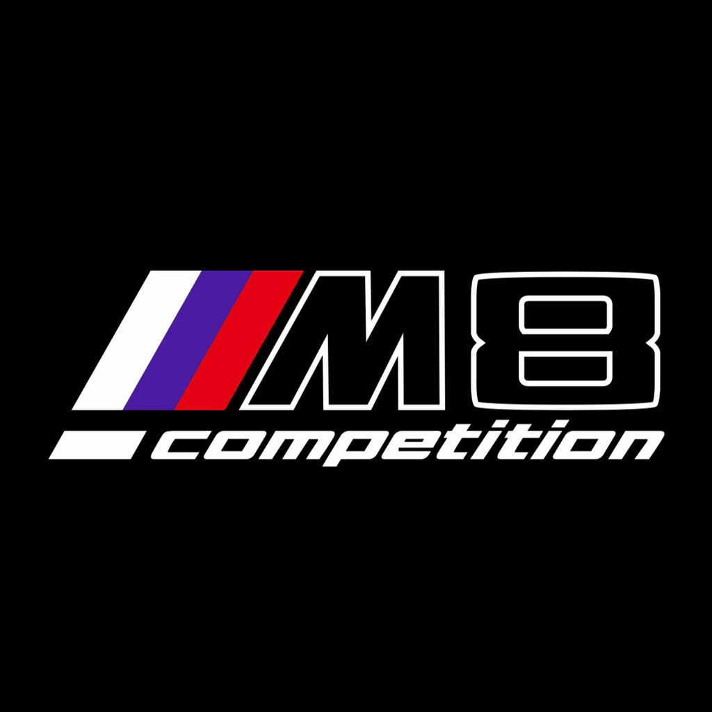 BMW M8 LOGO PROJECTOT LIGHTS Nr.05 (quantité 1 = 1 ensemble/2 feux de porte)