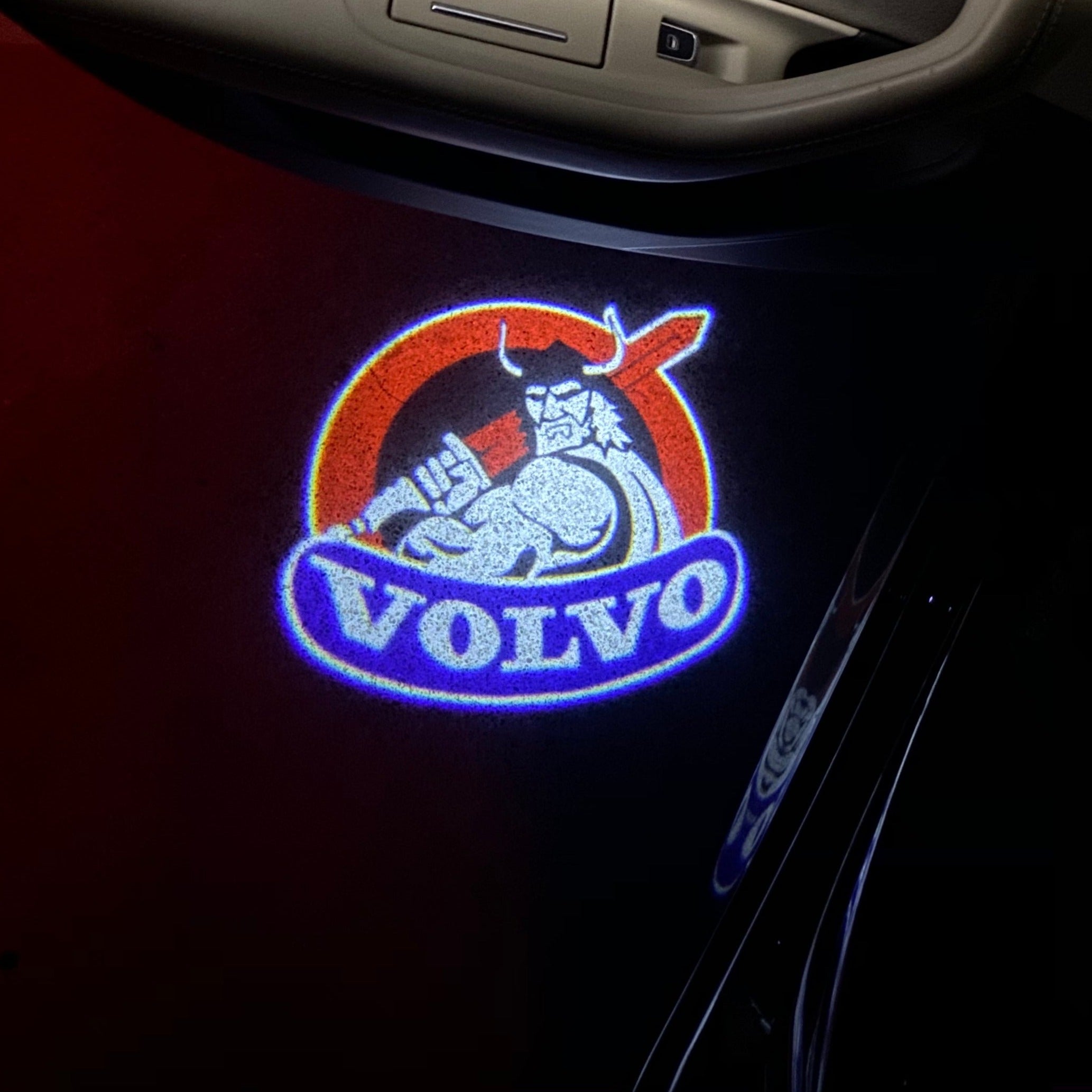 Volvo LOGO PROJECROTR LIGHTS Nr.75 (Menge 1 = 2 Logo Film/2 Türleuchten)