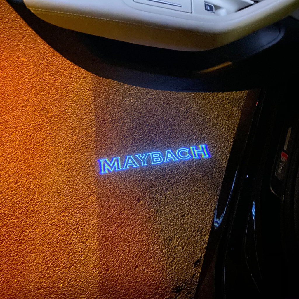 MAYBACH LOGO PROJECTOT LIGHTS Nr.28 (Menge 1 = 2 Logofolien /2 Türleuchten)