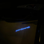 PORSCHE LOGO PROJECTOT LIGHTS Nr.80 (cantidad 1 = 2 logo película / 2 luces de puerta)