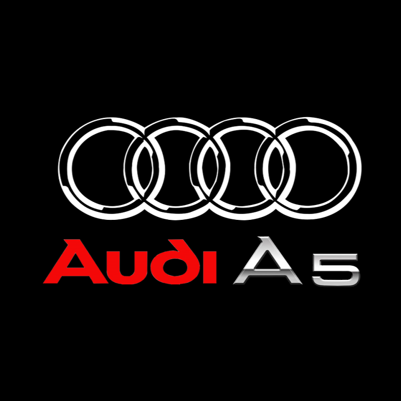 AUDI LOGO PROJECTOT LIGHTS Nr.43 (الكمية 1 = 2 Logo Films /2 أضواء الباب)