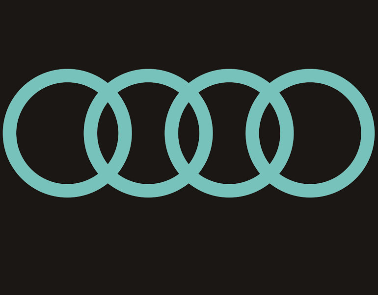 أضواء جهاز عرض شعار AUDI رقم 08 (الكمية 1 = 2 فيلم شعار / 2 مصباح باب)