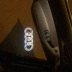 LUCI PROIETTORI LOGO AUDI Nr.10 (quantità 1 = 2 Pellicole Logo / 2 luci porta)