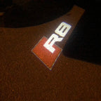 AUDI LOGO PROJECTOT LIGHTS Nr.124 (Menge 1 = 2 Logofolien /2 Türleuchten)