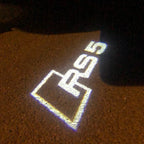 AUDI LOGO PROJECTOT LIGHTS Nr.121 (Menge 1 = 2 Logofolien /2 Türleuchten)