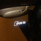 AUDI LOGO PROJECTOT LIGHTS Nr.121 (Menge 1 = 2 Logofolien /2 Türleuchten)