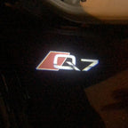 AUDI LOGO PROJECTOT LIGHTS Nr.79 (الكمية 1 = 2 شعار الأفلام / 2 أضواء الباب)