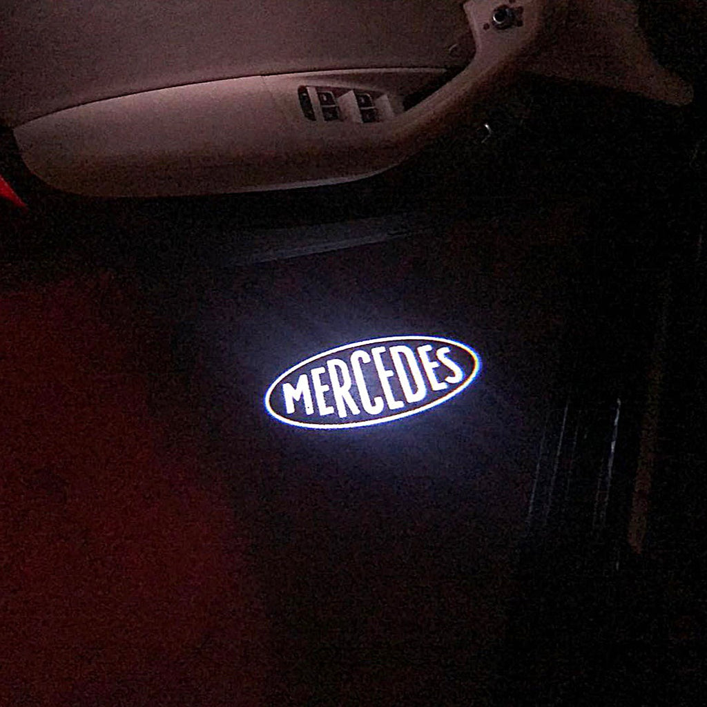 MERCEDES BENZ LOGO PROJECTOT LIGHTS Nr.11 (quantité 1 = 1 ensemble/2 feux de porte)