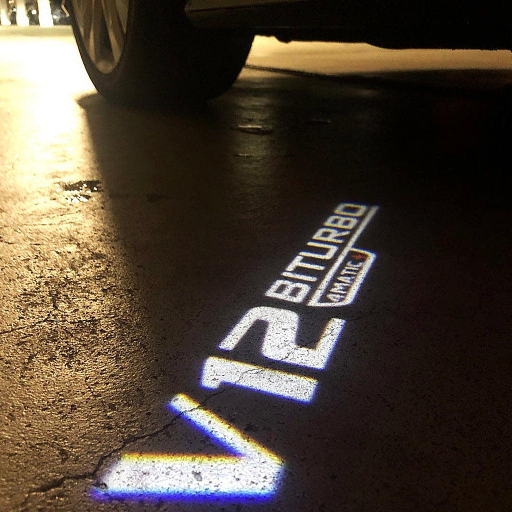 LUCES DE PROYECTOR LOGO MERCEDES BENZ No 37 (cantidad 1 = 1 juegos / 2 luces de puerta)