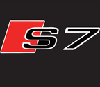 AUDI S7 LOGO PROJEKTORLEUCHTEN Nr.360 (Anzahl 1 = 2 Logo Folien / 2 Türleuchten)