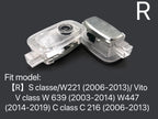 MERCEDES BENZ BRABUS LOGO PROJECTOT LIGHTS Nr.38 (cantidad 1 = 1 juego/2 luces de puerta)