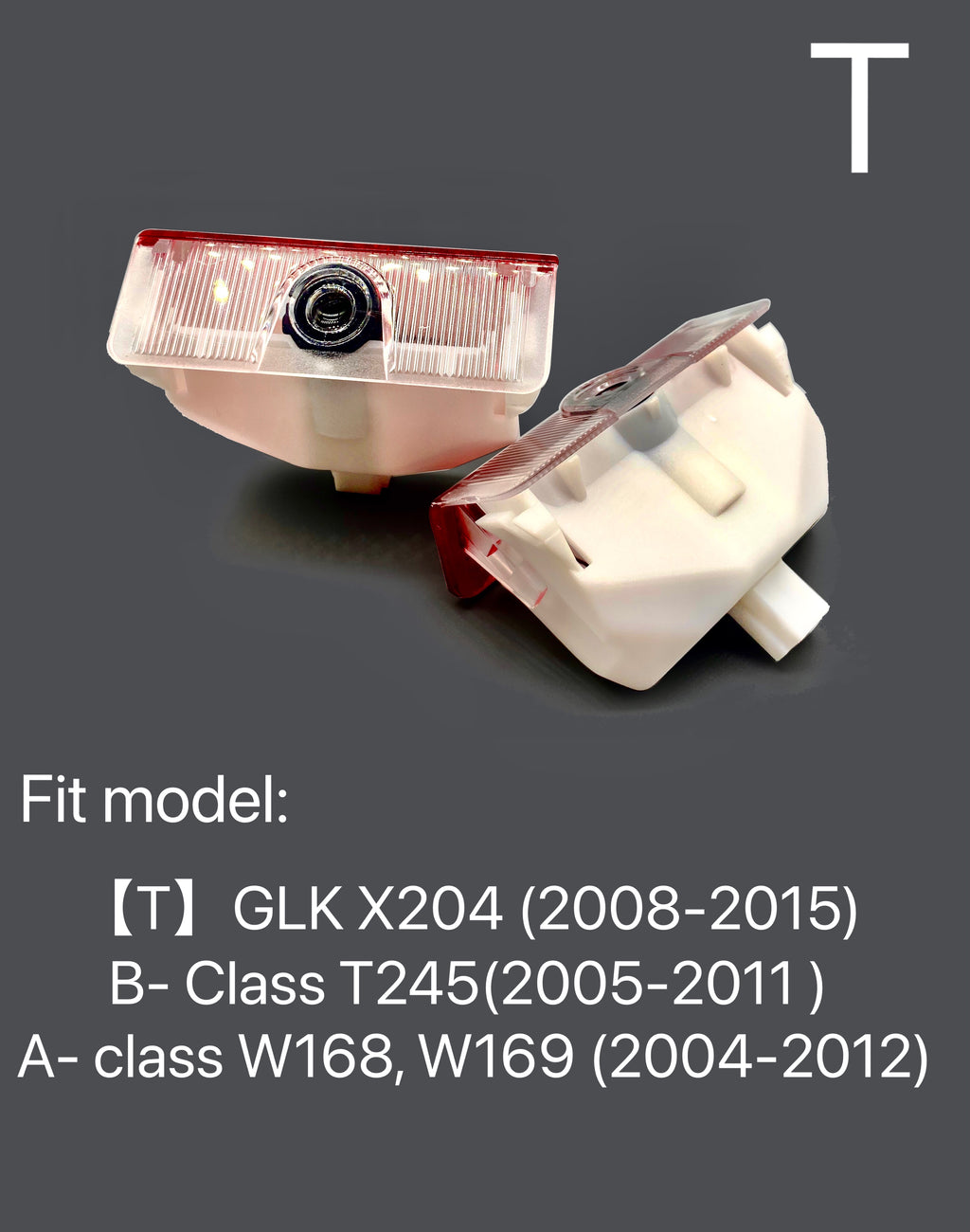 MERCEDES BENZ TURBO LOGO PROJECTOT LIGHTS Nr.40 (cantidad 1 = 1 juego/2 luces de puerta)