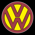 VW Logo Nr. 11 (Menge 1 = 2 Logo Films /2 Türlichter in der Kombizone 65289;
