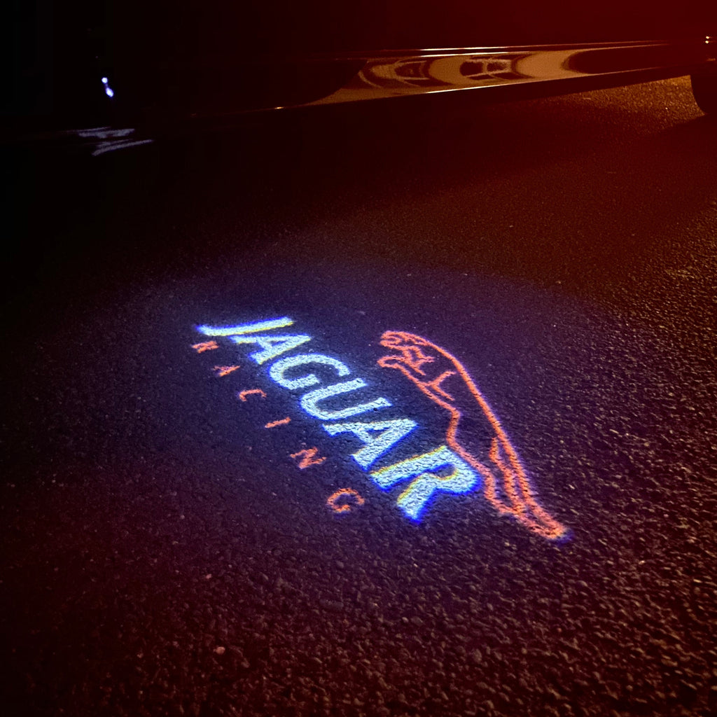 LUCES DE PROYECTOR LOGO JAGUAR Nr.87 (cantidad 1 = 1 juegos / 2 luces de puerta)