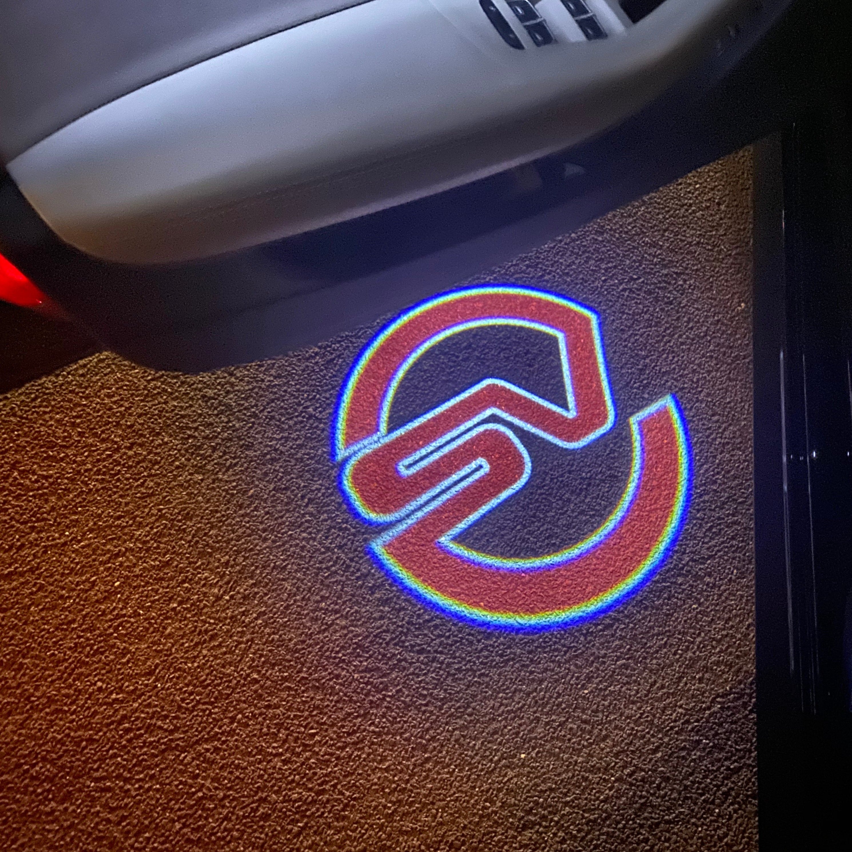 JAGUAR LOGO PROJECTOR LIGHTS Nr.28 (Anzahl 1 = 1 Sets / 2 Türlichter)