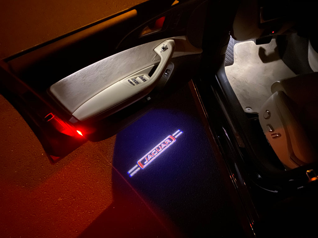 JAGUAR LOGO PROJECTOR LIGHTS Nr.13 (quantité 1 = 1 jeux / 2 lumières de porte)