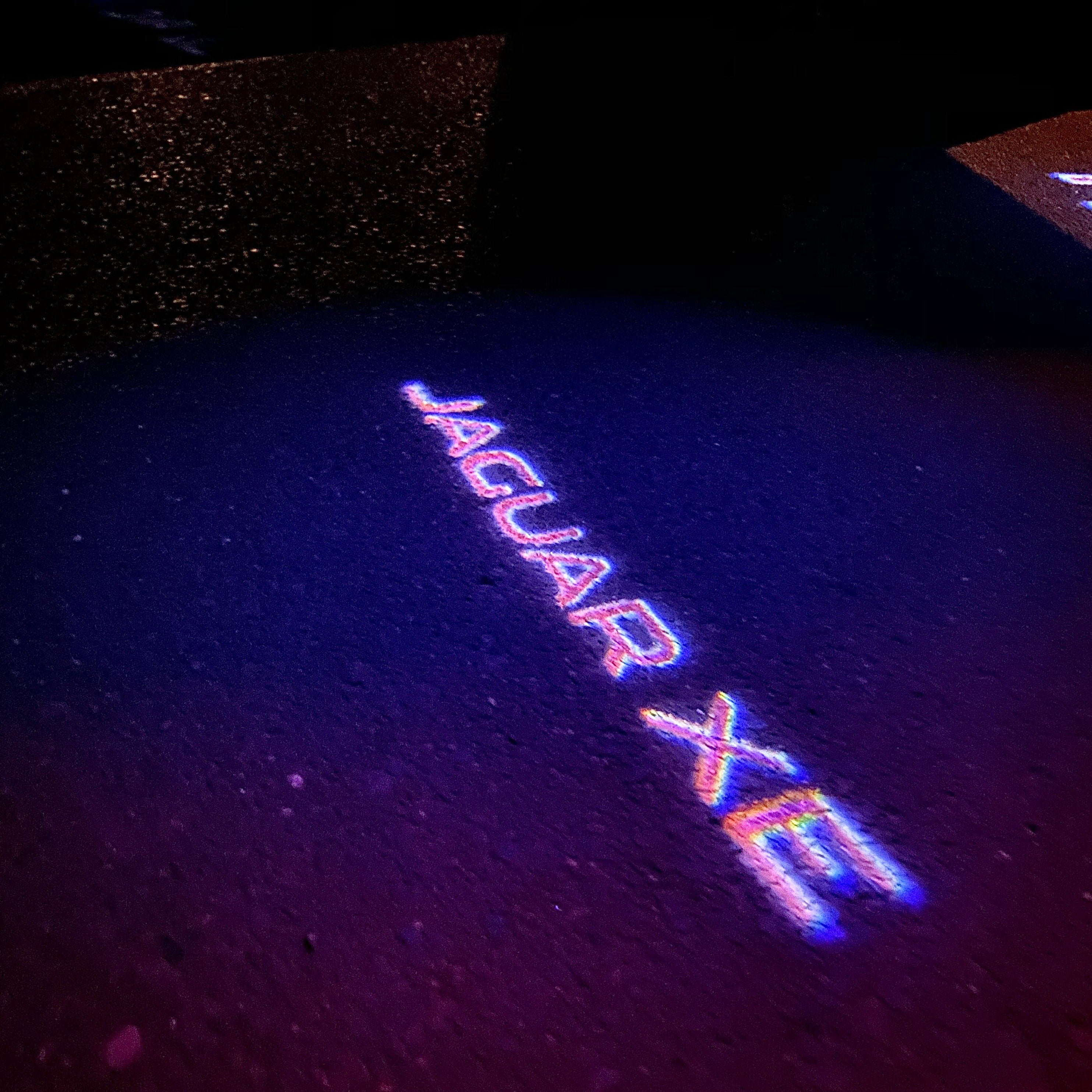 JAGUAR LOGO PROJECTOR LIGHTS Nr.22 (Anzahl 1 = 1 Sets / 2 Türlichter)