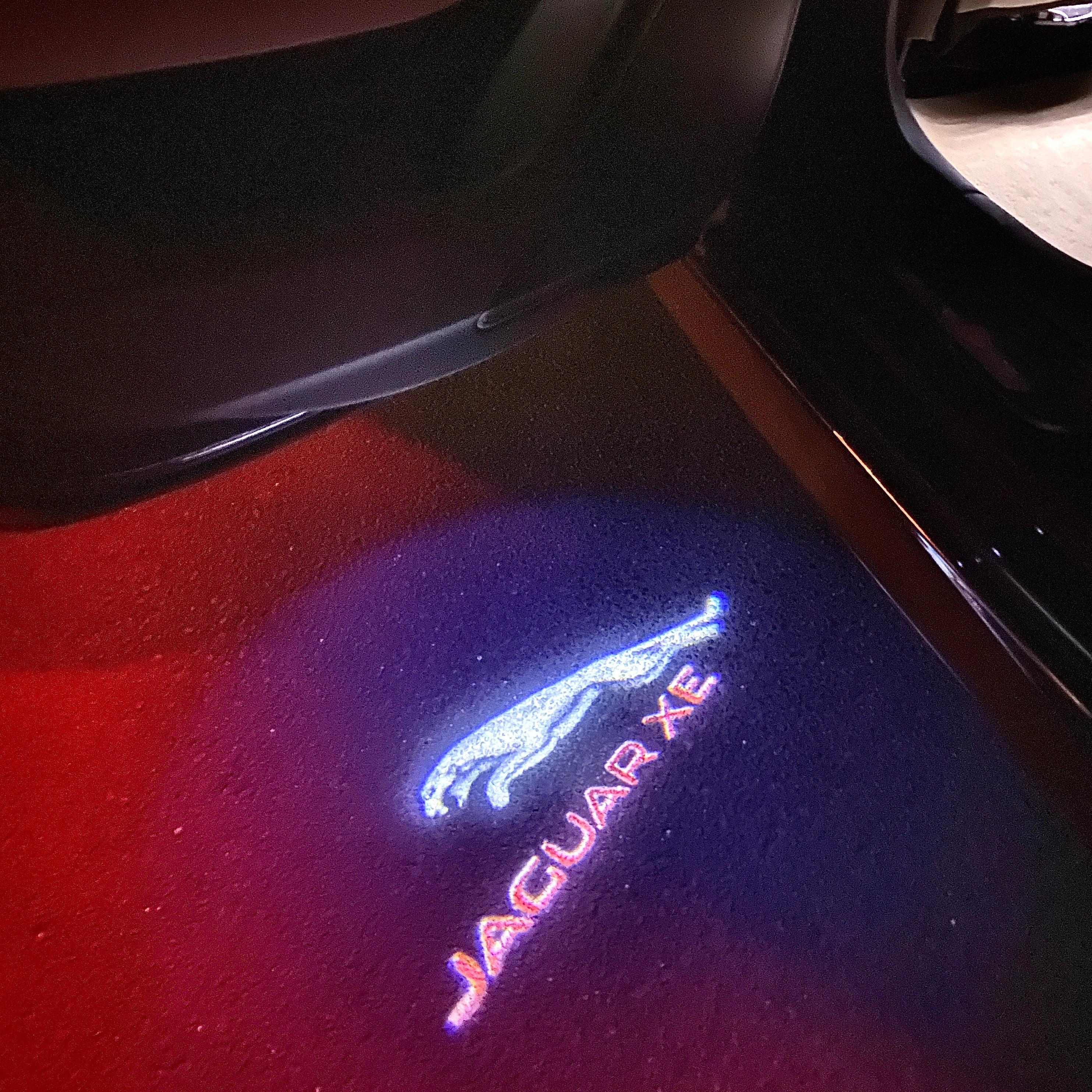 JAGUAR LOGO PROJECTOR LIGHTS Nr.21 (Anzahl 1 = 1 Sets / 2 Türlichter)