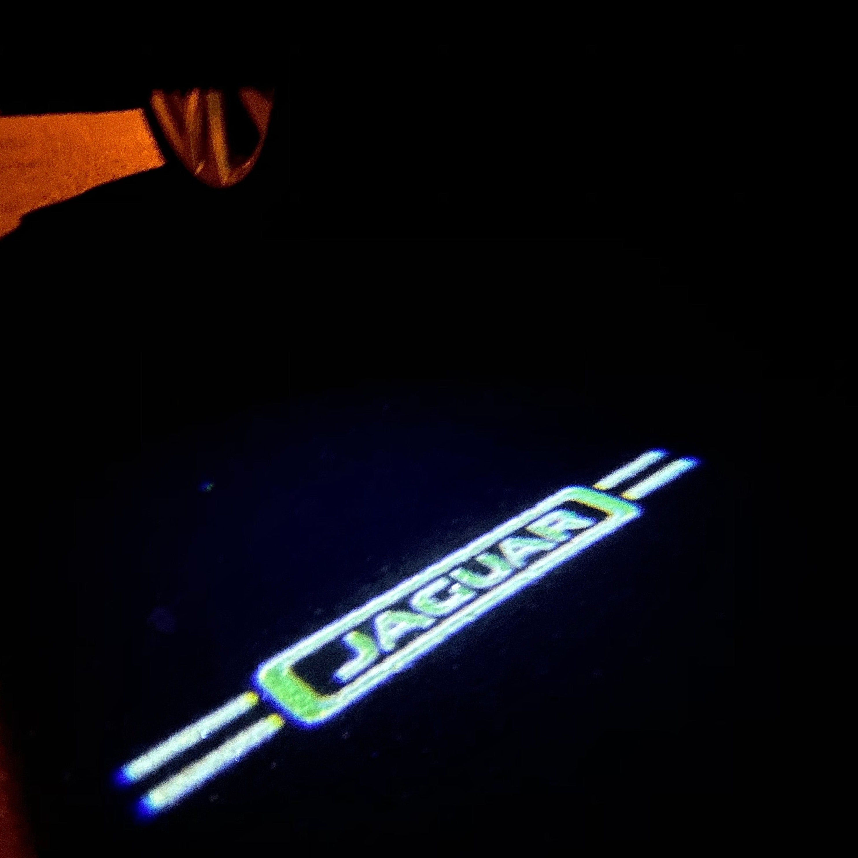 JAGUAR LOGO PROJECTOR LIGHTS Nr.14 (Anzahl 1 = 1 Sets / 2 Türlichter)