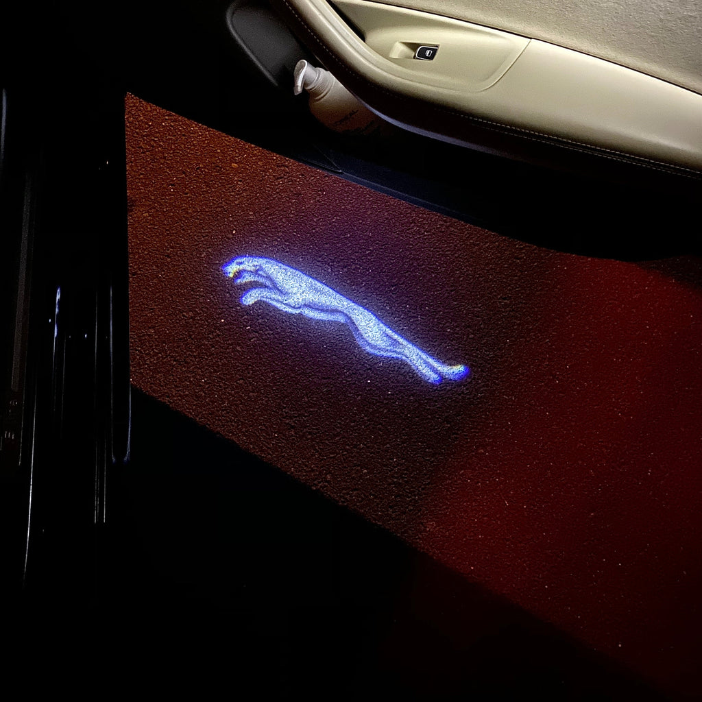 JAGUAR LOGO PROJECTOR LIGHTS Nr.06 (Anzahl 1 = 1 Sets / 2 Türlichter)