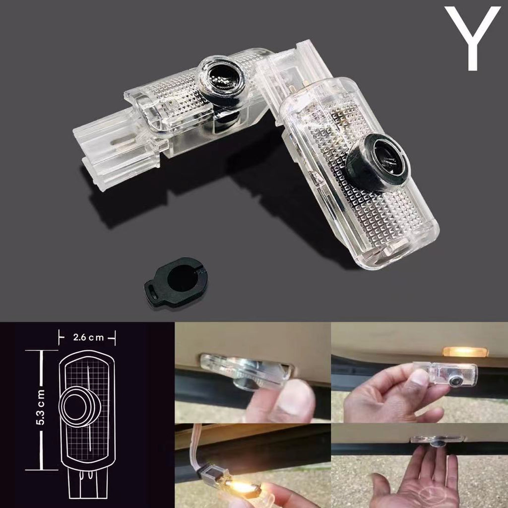 MERCEDES BENZ GLE 350 LOGO PROJECTOR LIGHTS  (quantity 1 = 1 sets/2 door lights)Nr.03f056