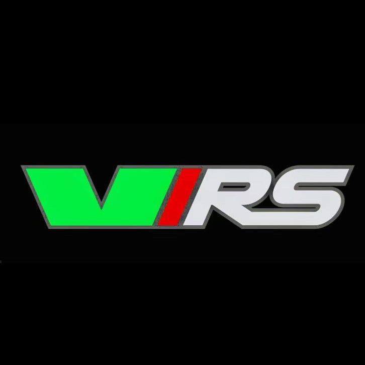 LUCI PROIETTORI CON LOGO SKODA VRS OCTAVIA Nr.18 (quantità 1 = 2 Logo Film / 2 luci porta)