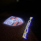 PORSCHE LOGO PROJECTOT LIGHTS Nr.36 (quantité 1 = 2 Logo Film / 2 feux de porte)