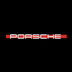 PORSCHE LOGO PROJECTOT LIGHTS Nr.74 (quantité 1 = 2 Logo Film / 2 feux de porte)