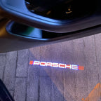 PORSCHE LOGO PROJECTOT LIGHTS Nr.74 (quantité 1 = 2 Logo Film / 2 feux de porte)