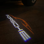 PORSCHE LOGO PROJECTOT LIGHTS Nr.51 (quantité 1 = 2 Logo Film / 2 feux de porte)