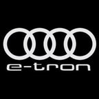 AUDI LOGO PROJECTOT LIGHTS Nr.16 (Menge 1 = 2 Logo Films / 2 Türlichter）