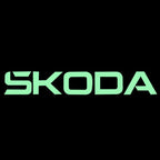 LUCI PROIETTORI LOGO SKODA Nr.81 (quantità 1 = 2 Logo Film / 2 luci porta)