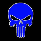 Punisher Logo Nr.203 (Menge 1 = 2 Logofilme /2 Türleuchten)