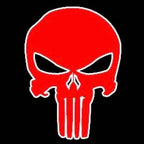 Punisher Logo Nr.205 (Menge 1 = 2 Logofilme /2 Türleuchten)