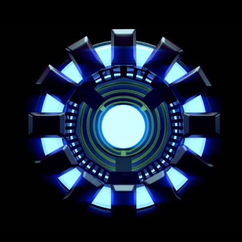 Logo Iron Man Nr.214 (quantità 1 = 2 Logo Films /2 luci porta)