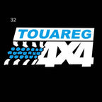 Volkswagen Door allume touareg 4X4 Logo n ° 80 (quantité 1 = 2 Logo Films / 2 par les lumières)