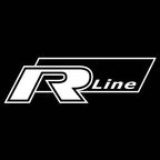 Volkswagen Türleuchten R LINE Logo Nr. 33 (Menge 1 = 2 Logo Film / 2 Türleuchten)