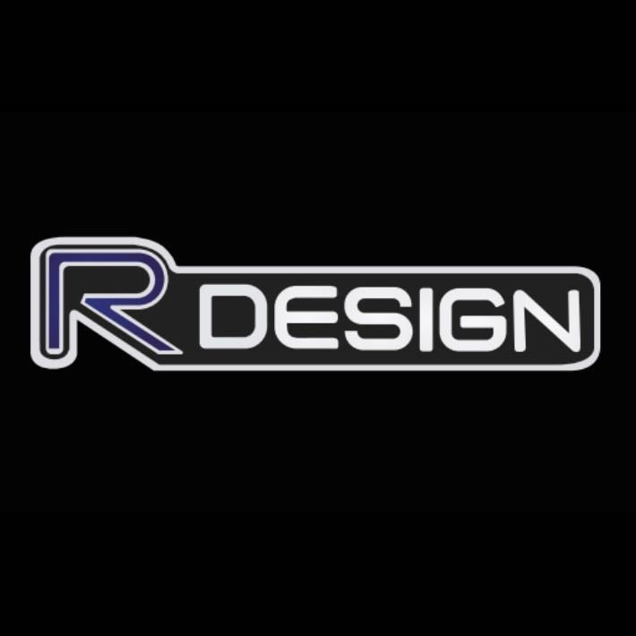 R DESIGN LOGO PROJECROTR LIGHTS Nr.53 (quantité 1 = 2 Logo Film / 2 feux de porte)