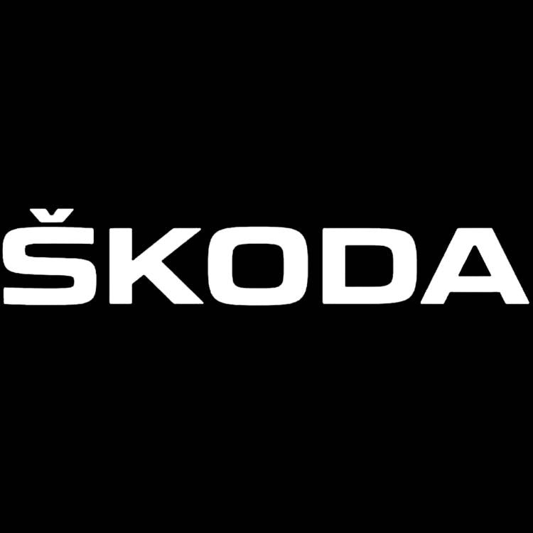 SKODA LOGO PROJECTOT LIGHTS Nr.89 (cantidad 1 = 2 Logo Film/2 luces de puerta)