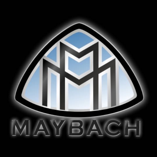 MAYBACH LOGO PROJECTOT LIGHTS Nr.28 (Menge 1 = 2 Logofolien /2 Türleuchten)